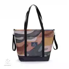 Torebka Shopper Bag Rainbow Mountain Makaszka Odzież obuwie dodatki Bielizna damska