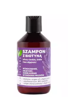 Bioelixire szampon z biotyną do włosów cienkich i delikatnych 300ml Zdrowie i uroda Kosmetyki i akcesoria Pielęgnacja i stylizacja włosów Szampony do włosów