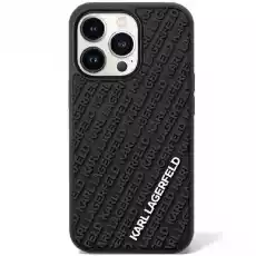 Karl Lagerfeld KLHCN613DMKRLK iPhone 11 Xr 61 czarnyblack hardcase 3D Rubber Multi Logo Telefony i akcesoria Akcesoria telefoniczne Etui