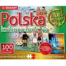 Puzzle 100 el Polskakultura ludowa atlas Demart Dla dziecka Zabawki Puzzle