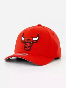 Czapka Snapback Mitchell Ness Chicago Bulls NBA Ground Stretch Czerwona Odzież obuwie dodatki Galanteria i dodatki Nakrycia głowy Czapki z daszkiem