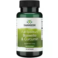 Swanson FS Boswellia Curcumin 60kaps Zdrowie i uroda Zdrowie Witaminy minerały suplementy diety