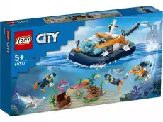 LEGO 60377 City Łódź do nurkowania badacza Dla dziecka Zabawki Klocki