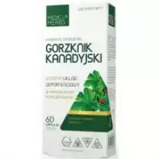 Medica Herbs Gorzknik kanadyjski Suplement diety 60 kaps Zdrowie i uroda Zdrowie Witaminy minerały suplementy diety