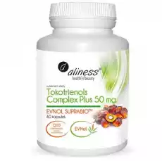 ALINESS TOKOTRIENOLS COMPLEX PLUS 50MG WITAMINA E 60 KAPSUŁEK Zdrowie i uroda Zdrowie Witaminy minerały suplementy diety