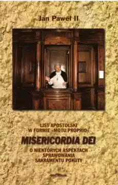 List apostolski Misericordia Dei Książki Religia