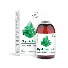 Cynkdrop Cynk B6 B12 Suplement Diety w Płynie 500 ml Aura Herbals Artykuły Spożywcze