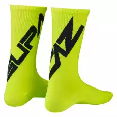 Supacaz skarpetki rowerowe twisted neon yellow sx54s Rozmiar 3640 Sport i rekreacja