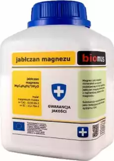 Jabłczan magnezu 250g BIOMUS Zdrowie i uroda