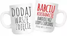 kubek dla babci ze zdjęciem Dom i ogród Wyposażenie kuchni Naczynia kuchenne Kubki