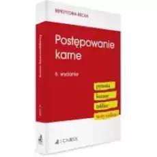 Postępowanie karne Pytania Kazusy Tablice w6 Książki Prawo akty prawne