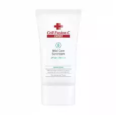 Cell Fusion C Expert MILD CARE SUNCREAM SPF 50PA łagodzący krem z bardzo wysoką ochroną przeciwsłoneczną 50ml Zdrowie i uroda Kosmetyki i akcesoria Pielęgnacja twarzy