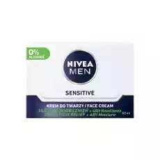 Nivea Men Sensitive intensywnie nawilżający krem dla mężczyzn do skóry wrażliwej 50ml Zdrowie i uroda Kosmetyki i akcesoria Pielęgnacja twarzy Kremy do twarzy