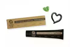 Mohani Smile Whitening Charcoal Toothpaste naturalna pasta wybielająca z węglem aktywnym 75ml Zdrowie i uroda Kosmetyki i akcesoria Pielęgnacja zębów i jamy ustnej