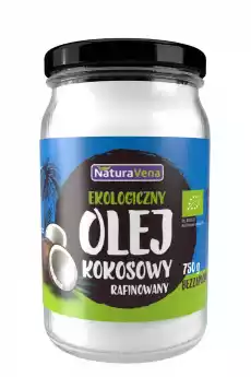 OLEJ KOKOSOWY RAFINOWANY BIO 750 g NATURAVENA Zdrowie i uroda