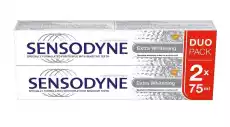 Sensodyne Extra Whitening Toothpaste pasta do zębów 2x75ml Zdrowie i uroda Kosmetyki i akcesoria Pielęgnacja zębów i jamy ustnej