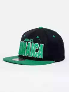 Czapka Z Daszkiem Snapback CzarnoZielona Royal Blue Jamaica Odzież obuwie dodatki Galanteria i dodatki Nakrycia głowy Czapki z daszkiem