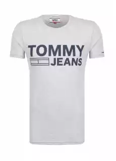 TSHIRT TOMMY HILFIGER DM0DM02192 SZARY Odzież obuwie dodatki Odzież męska