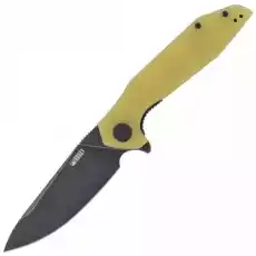 Nóż Kubey Yellow G10 Black Stonewashed D2 KU117C Broń i militaria Noże i przybory Noże