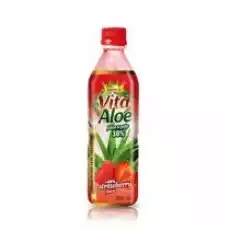 Vita Aloe Napój z aloesem 38 Truskawka 500 ml Artykuły Spożywcze Napoje