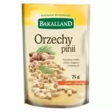 Bakalland Orzechy pinii 75 g Artykuły Spożywcze Bakalie i suszone owoce