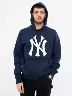 Bluza Z Kapturem 47 Brand New York Yankees MLB Imprint Burnside Granatowa Odzież obuwie dodatki Odzież męska Bluzy męskie