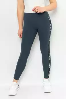 LEGGINSY DAMSKIE GUESS V2YB14 KABR0 GRANATOWE Odzież obuwie dodatki Odzież damska Spodnie damskie