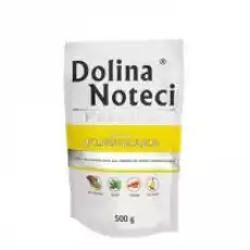 Dolina Noteci Premium Mokra karma dla psa bogata w kurczaka saszetka Zestaw 24 x 500 g Dom i ogród Artykuły zoologiczne Psy