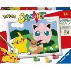 Malowanie po numerach Malowanka CreArt dla dzieci Pokemon Dla dziecka Zabawki Zabawki kreatywne