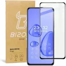 Szkło hartowane Bizon Glass Edge do Moto G51 5G czarne Telefony i akcesoria Akcesoria telefoniczne Folie ochronne