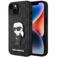 Karl Lagerfeld KLHCP14SSAKHPKK iPhone 14 61 czarnyblack Saffiano Monogram Ikonik Telefony i akcesoria Akcesoria telefoniczne Etui