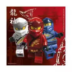 Serwetki papierowe czerwone LEGO Ninjago ninja x20 Gadżety Imprezowe Pozostałe