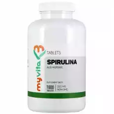 Spirulina 250 mg 1000 Tabletek MyVita Artykuły Spożywcze