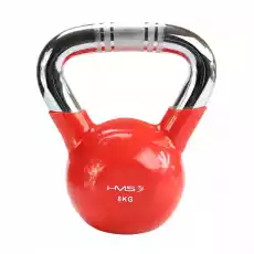 Hantla winylowa żeliwna kettlebell KTC08 8 kg HMS Sport i rekreacja Siłownia i fitness Obciążenia