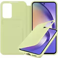 Etui z klapką Samsung Smart View Wallet Case do Galaxy A34 5G limonkowe Telefony i akcesoria Akcesoria telefoniczne Etui