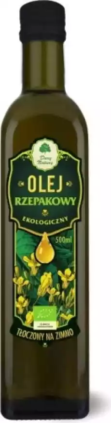 OLEJ RZEPAKOWY VIRGIN BIO 500 ml DARY NATURY Artykuły Spożywcze Oleje i oliwy