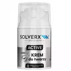 Solverx Active krem do twarzy dla mężczyzn 50ml Zdrowie i uroda Kosmetyki i akcesoria Pielęgnacja twarzy Kremy do twarzy