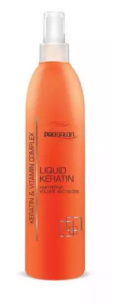 Prosalon Liquid Keratin Hair Repair Volume And Gloss keratyna w płynie 275g Zdrowie i uroda Kosmetyki i akcesoria Pielęgnacja i stylizacja włosów Odżywki do włosów