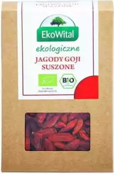 Jagody goji suszone BIO 75 g EkoWital Artykuły Spożywcze Bakalie i suszone owoce