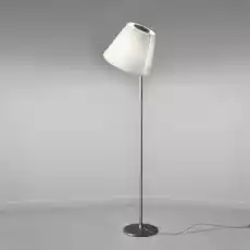 Artemide Lampa podłogowa Melampo biała wys 137 cm Dom i ogród Wyposażenie wnętrz Oświetlenie Lampy podłogowe