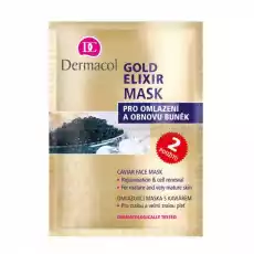 Dermacol Gold Elixir Caviar Face Mask maseczka do twarzy z kawiorem 2x8g Zdrowie i uroda Kosmetyki i akcesoria Pielęgnacja twarzy Maseczki