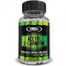 REAL PHARM ACETYL LCARNITINE ALCAR 500MG 90 KAPSUŁEK Zdrowie i uroda Zdrowie Witaminy minerały suplementy diety