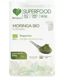 BEORGANIC MORINGA BIO W PROSZKU 200G Zdrowie i uroda Zdrowie Witaminy minerały suplementy diety