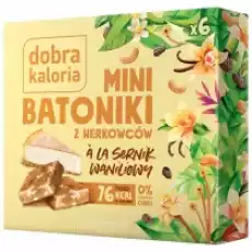 Dobra Kaloria Mini Batoniki z nerkowców a039la sernik waniliowy 102 g Artykuły Spożywcze Słodycze