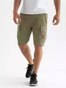 Krótkie Spodenki Bojówki Alpha Industries Ripstop Jogger Short Khaki Odzież obuwie dodatki Odzież męska Spodenki męskie