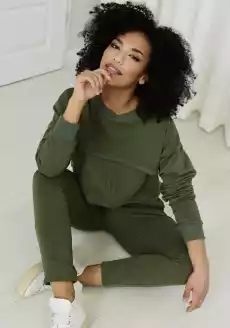 Bluza dresowa HELEN KHAKI 029 Odzież obuwie dodatki