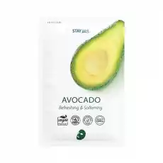 Climate Neutral Face Mask odświeżająca i zmiękczająca maska na twarz w płachcie Avocado 23g Zdrowie i uroda Kosmetyki i akcesoria Pielęgnacja twarzy Maseczki