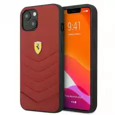 Ferrari FEHCP13SRQUR iPhone 13 mini 54 czerwonyred hardcase Off Track Quilted Telefony i akcesoria Akcesoria telefoniczne Etui