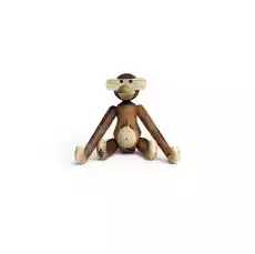 Figura zabawka 9 cm drewno tekowe Małpka Kay Bojesen Dla dziecka Zabawki Zabawki z drewna
