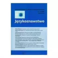 Językoznawstwo 32009 Książki Czasopisma